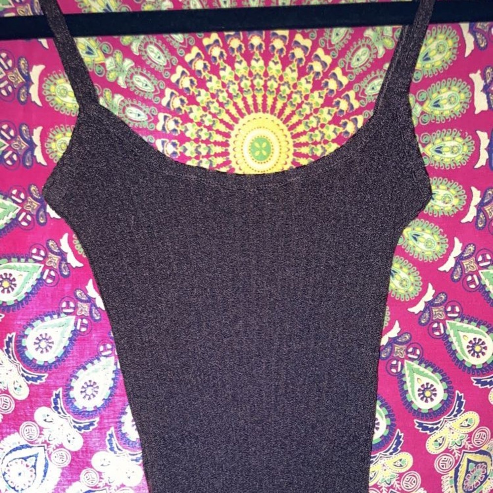 French connection burgundy tank